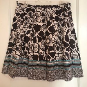 womens long patterned skirt